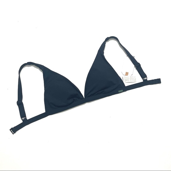 🖤 ROXY 🖤 Solid Softly Love Elong Triangle Bikini Top - Picture 9 of 10